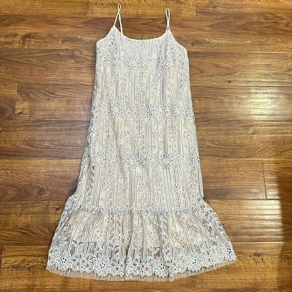 Anthropologie eri + ali  twilight lace midi dress - Picture 4 of 9